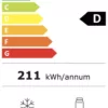 Samsung RB38C602DSA/EF Réfrigérateur pose libre avec congélateur cm. 60 heures. 203 – lit. 344 – graphite métallique – Image 5