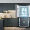 Samsung RF48A400EM9/EF Réfrigérateur 4 portes avec congélateur – cm. 83 heures 179 - selon 488 – acier inoxydable – Image 3