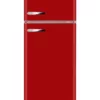 Amica KGC15630R Réfrigérateur pose libre avec congélateur – cm. 55 heures 144 - selon 206 - rouge – Image 2