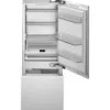 Bertazzoni RBM75S5FPNS Heritage Réfrigérateur encastrable avec congélateur cm. 76 heures. 212 - selon 449