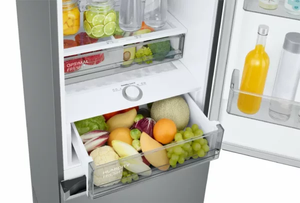 Samsung RB38C776CS9/EF Ecoflex Réfrigérateur pose libre avec congélateur cm. 60 heures. 203 - lt. 390 - métal en acier inoxydable – Image 2