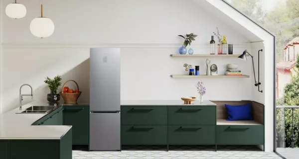 Samsung RB38C776CS9/EF Ecoflex Réfrigérateur pose libre avec congélateur cm. 60 heures. 203 - lt. 390 - métal en acier inoxydable – Image 4