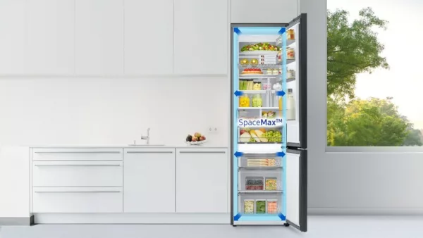 Samsung RB38C776CS9/EF Ecoflex Réfrigérateur pose libre avec congélateur cm. 60 heures. 203 - lt. 390 - métal en acier inoxydable – Image 5
