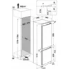 Réfrigérateur encastrable Whirlpool WHC18 T122 avec congélateur cm. 54 heures. 177 - selon 250 – Image 11