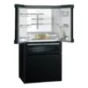 Réfrigérateur Siemens KF96RSBEA Iq700 avec porte française et compartiment congélateur – ​​cm. 91 heures. 183 - selon 572 - noir – Image 2
