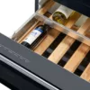 Réfrigérateur Siemens KF96RSBEA Iq700 avec porte française et compartiment congélateur – ​​cm. 91 heures. 183 - selon 572 - noir – Image 4