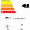 Samsung RB33J3205SA/EF Smart Line Réfrigérateur pose libre avec congélateur cm. 60 heures. 185 - selon 339 - argent – Image 5
