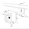 Whirlpool BI WDWG 961485 UE Lave-linge/sèche-linge encastrable cm. 60 - capacité de lavage 9 kg - capacité de séchage 6 kg – Image 2