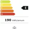 Beko RFSA210K40WN Congélateur pose libre cm. 54 heures. 136 - selon 168 - blanc – Image 4