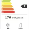 Hisense RT267D4AWE Réfrigérateur pose libre avec congélateur – cm. 55 heures. 144 - selon 206 - blanc – Image 5