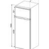 Smeg FD14EW Réfrigérateur pose libre universel avec congélateur cm. 54 heures. 145 - selon 212 - blanc – Image 2