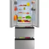 Amica FY3259.3DFBX Réfrigérateur 4 portes avec congélateur cm. 66 heures. 181 - litre 357 – acier inoxydable