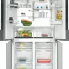 Siemens ZKF96DPPEA Iq700 Réfrigérateur pose libre 4 portes avec congélateur cm. 91 heures. 183 - lt. 574 – acier inoxydable facile à nettoyer – Image 4