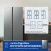 Réfrigérateur Samsung RS62DG5003S9 Air Space Ai avec congélateur côte à côte cm. 91 heures. 178 - litres 655 – acier inoxydable – Image 13
