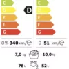 Beko BDT510744S Lave-linge séchant Bpro 500 cm. 60 - laver 10 kg - sécher 7 kg - blanc – Image 5