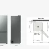 Samsung RB50DG602ES9 First 75 Ai Réfrigérateur pose libre avec congélateur cm. 76 heures. 192 - lt. 508 - métal en acier inoxydable – Image 12