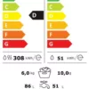 Lave-linge séchant Candy ROW51066DWMST-S cm. 60 - laver 10 kg - sécher 6 kg - blanc – Image 11