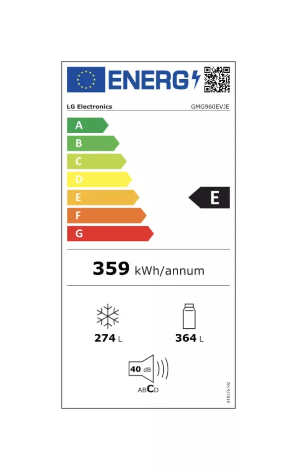Lg GMG960EVJE Réfrigérateur 4 portes avec congélateur – cm. 91 heures. 179 - selon 638 - noir – Image 15
