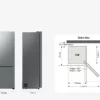 Samsung RB53DG703EB1EF First 75 Ai Réfrigérateur pose libre avec congélateur cm. 76 heures. 203 - selon 538 - noir – Image 9