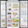 Réfrigérateur Samsung RS65DG54R3B1EF Air Space Ai avec congélateur côte à côte cm. 91 heures. 178 litres. 635 - anthracite – Image 4