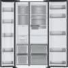 Réfrigérateur Samsung RS66DG815CB1EF Air Space Ai avec congélateur côte à côte cm. 91 heures. 178 - selon 652 - anthracite – Image 3