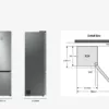 Samsung RB38C600DSA/EF Ecoflex Ai Réfrigérateur pose libre avec congélateur cm. 60 heures. 203 - selon 390 - argent – Image 10