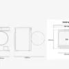 Lave-linge séchant Samsung WD11DB7B85GBU3 cm. 60 - laver 11 kg - sécher 6 kg - noir – Image 7