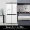 Lg GMG860EPBE Réfrigérateur 4 portes avec congélateur – cm. 84 heures. 179 - selon 508 - noir – Image 3