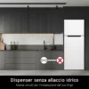 Lg GTF916PZPED Réfrigérateur pose libre avec congélateur – cm. 86 heures. 184 - litre 592 – acier inoxydable – Image 4