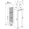 Hotpoint Ariston BF 1801 E F2 Congélateur vertical encastrable cm. 54 heures. 177 - selon 209 – Image 4