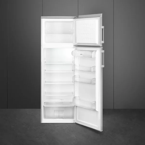Smeg FD32ES Réfrigérateur pose libre avec congélateur cm. 60 heures. 175 - selon 306 - argent – Image 2
