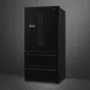 Smeg FQ55FNDE Réfrigérateur universel avec porte française et compartiment congélateur – ​​cm. 84 heures. 183 - selon 539 - noir – Image 2