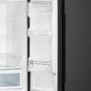 Smeg FQ55FNDE Réfrigérateur universel avec porte française et compartiment congélateur – ​​cm. 84 heures. 183 - selon 539 - noir – Image 8