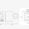 Sèche-linge Samsung DV90CGC2A0TEET Crystal Ecodry™ cm. 60 – capacité – 9 kg – blanc – Image 7
