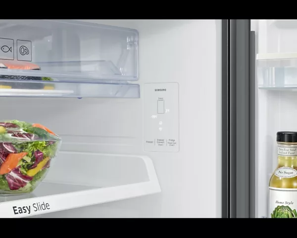 Samsung RT53DG7B14S9EF Série 7300 Réfrigérateur pose libre avec congélateur cm. 79 heures 185 - lt. 528 - métal en acier inoxydable – Image 4