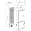Hotpoint Ariston BCB 70301 E réfrigérateur encastrable avec congélateur cm. 54 heures. 177 - selon 273 – Image 5