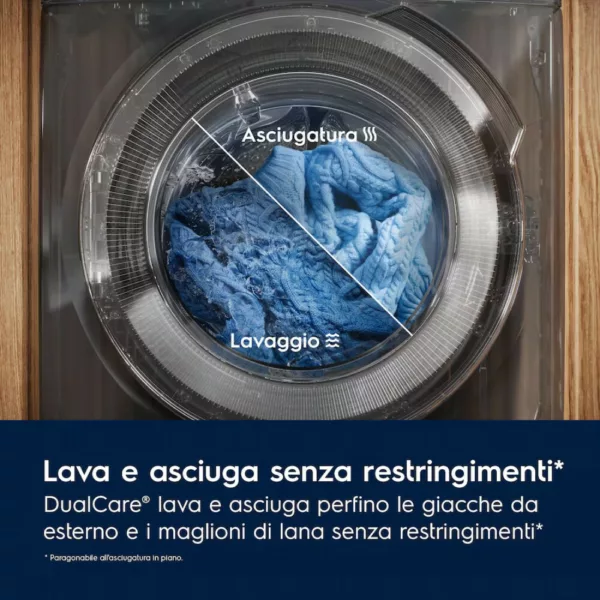 Electrolux EW8W7117GCQ Series 800 Lave-linge séchant Ultracare Autodose 60 cm - laver 11 kg - sécher 7 kg - blanc – Image 3