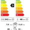 Electrolux EW8W7117GCQ Series 800 Lave-linge séchant Ultracare Autodose 60 cm - laver 11 kg - sécher 7 kg - blanc – Image 6