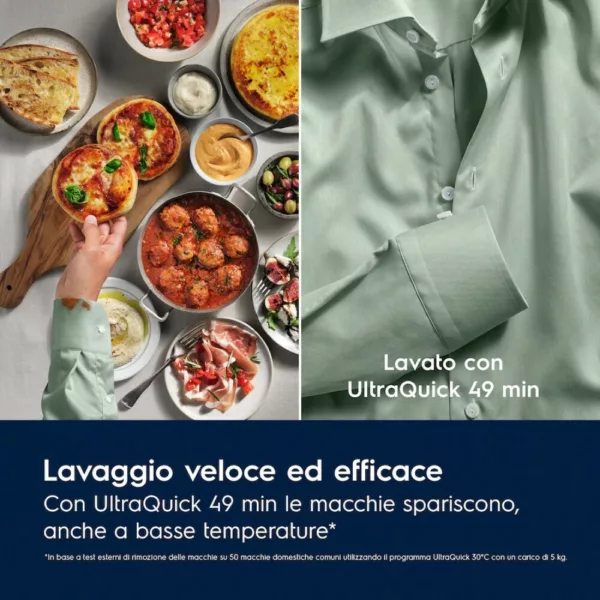 Electrolux EW8W7117GCQ Series 800 Lave-linge séchant Ultracare Autodose 60 cm - laver 11 kg - sécher 7 kg - blanc – Image 4