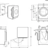 Aeg L7WEE84BI Kombi 7000 Prosteam® Lave-linge/sèche-linge encastrable cm. 60 - laver 8kg - sécher 4kg - blanc – Image 7