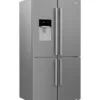 Beko GN1426234ZDXN Réfrigérateur 4 portes avec congélateur cm. 91 heures. 182 - litres 565 - acier inoxydable – Image 2