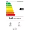 Beko RCNE560E60ZHXBN Réfrigérateur pose libre avec congélateur cm. 70 heures. 192 - selon 514 - aspect métal – Image 6