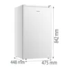 Gorenje R39EPW4 Réfrigérateur pose libre cm. 48 heures. 85 - selon 92 - blanc – Image 4